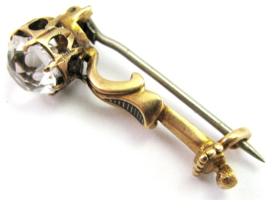 Victorian Halley's Comet Pin, Comet Jewelry